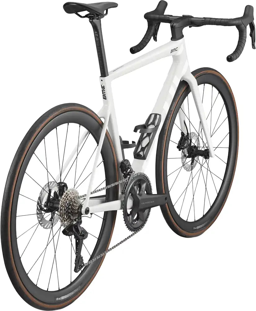 BMC 2027 Teammachine SLR 01 SIX road bike with lightweight frame, drop handlebars, and sleek design for competitive cycling