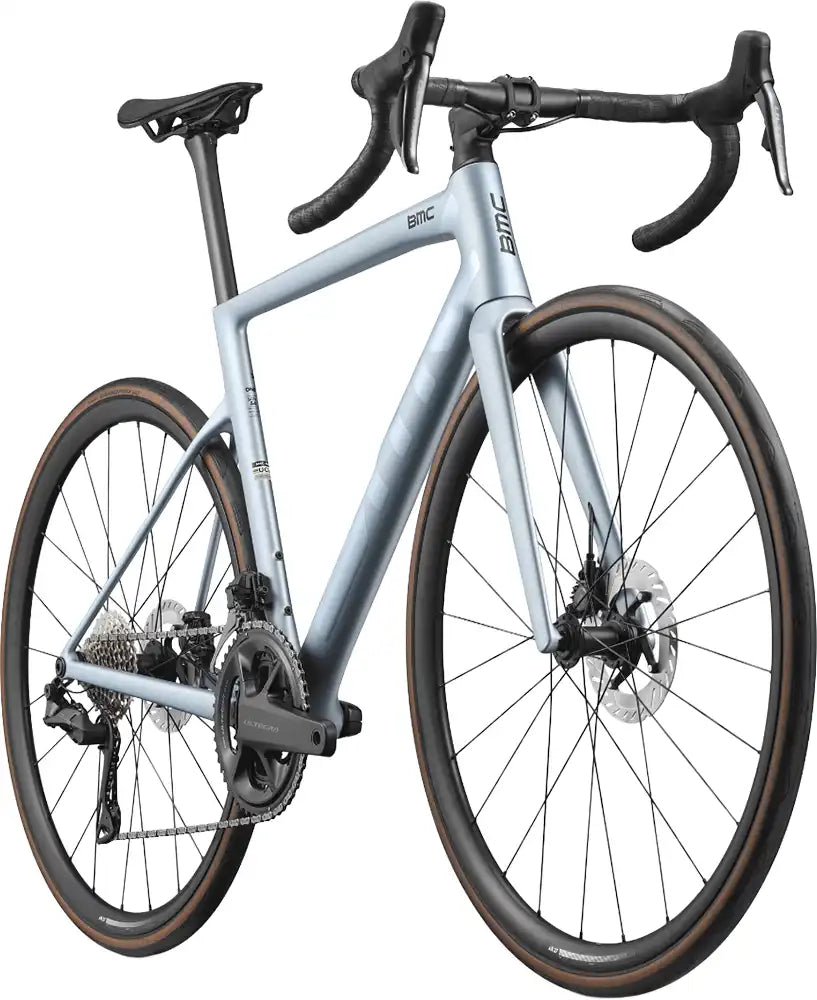 BMC Teammachine SLR ONE road bike with lightweight frame and sleek design, ready for high-performance cycling.