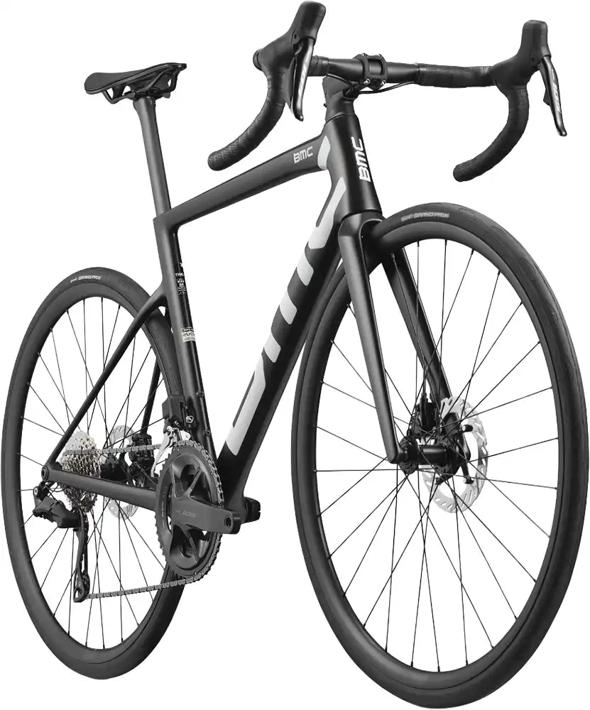 BMC Teammachine SLR TWO road bike with lightweight frame and racing design, shown in a side view on a neutral background.