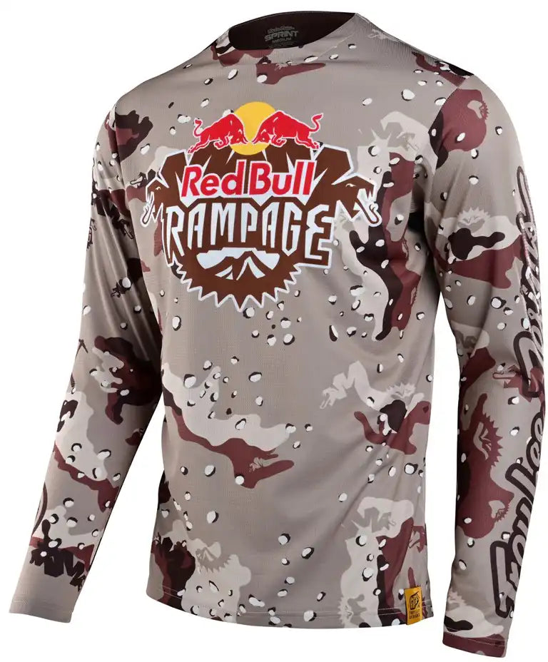 Troy Lee Designs Sprint LE Red Bull LS Mens MTB Jersey - ABC Bikes