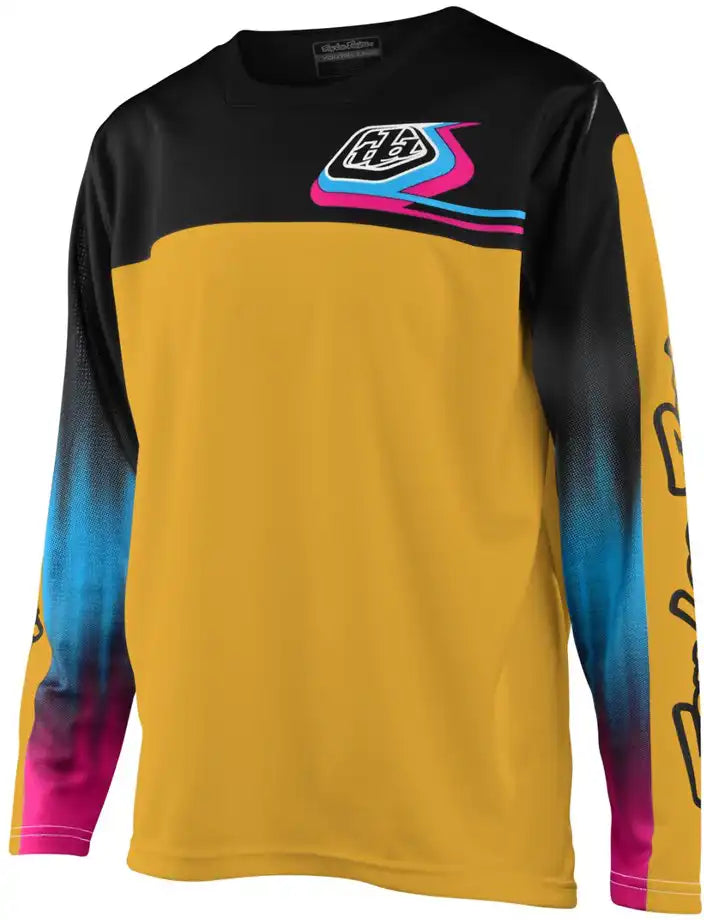 Troy Lee Designs Sprint Jet Fuel LS Youth MTB Jersey - ABC Bikes
