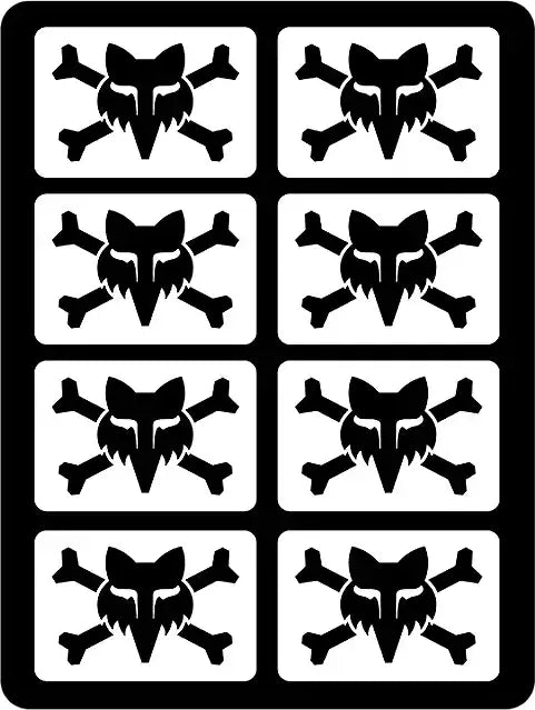Fox Victory Logo Sticker Pack - ABC Bikes