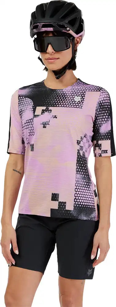 Fox Flexair Ascent PULSE SS Womens MTB Jersey - ABC Bikes
