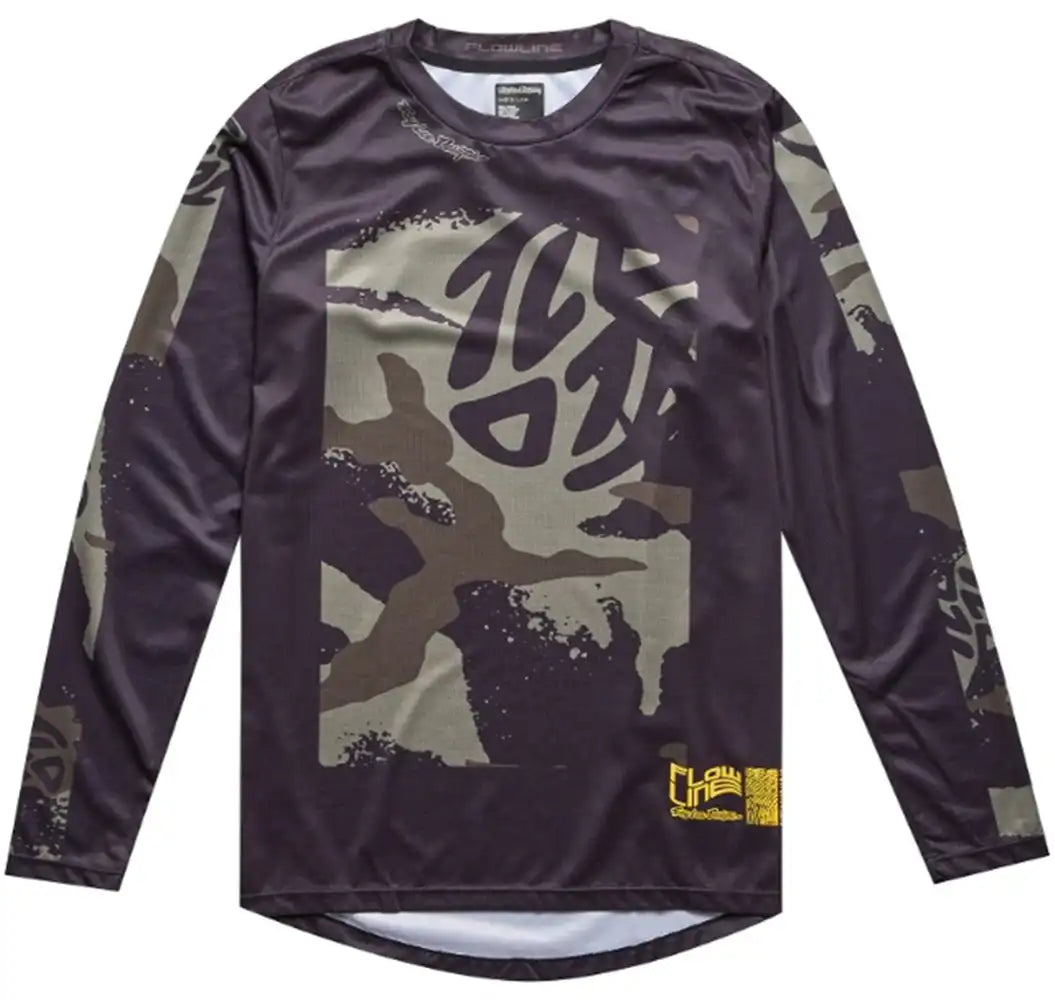 Troy Lee Designs Flowline CONFINED LS Mens MTB Jersey - ABC Bikes
