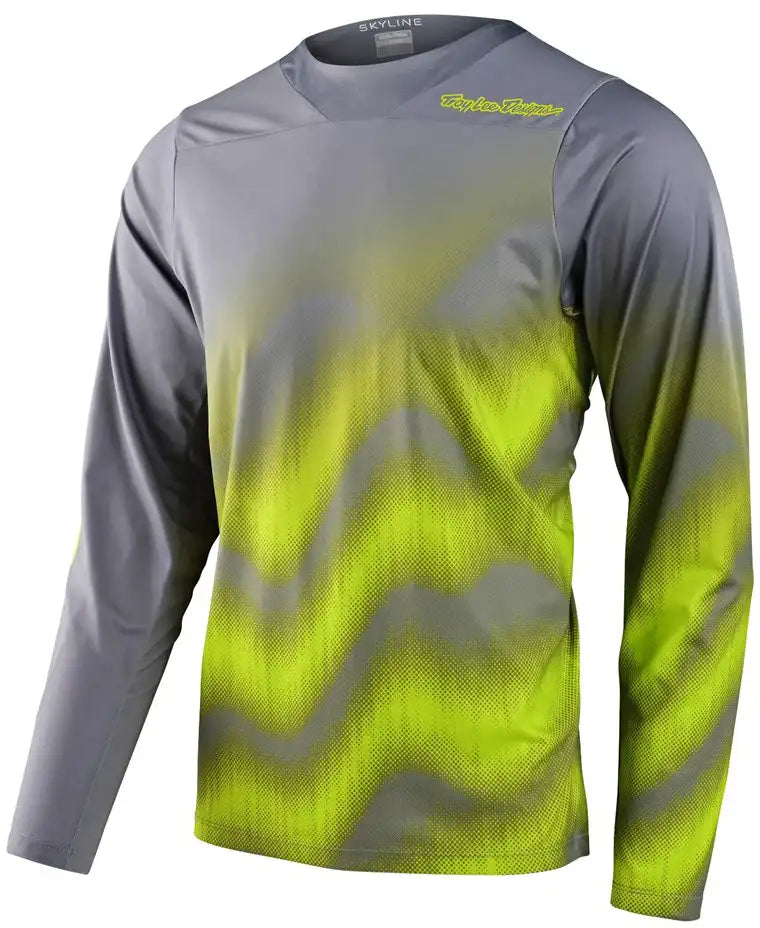 Troy Lee Designs Skyline Chill Waves LS Mens MTB Jersey - ABC Bikes