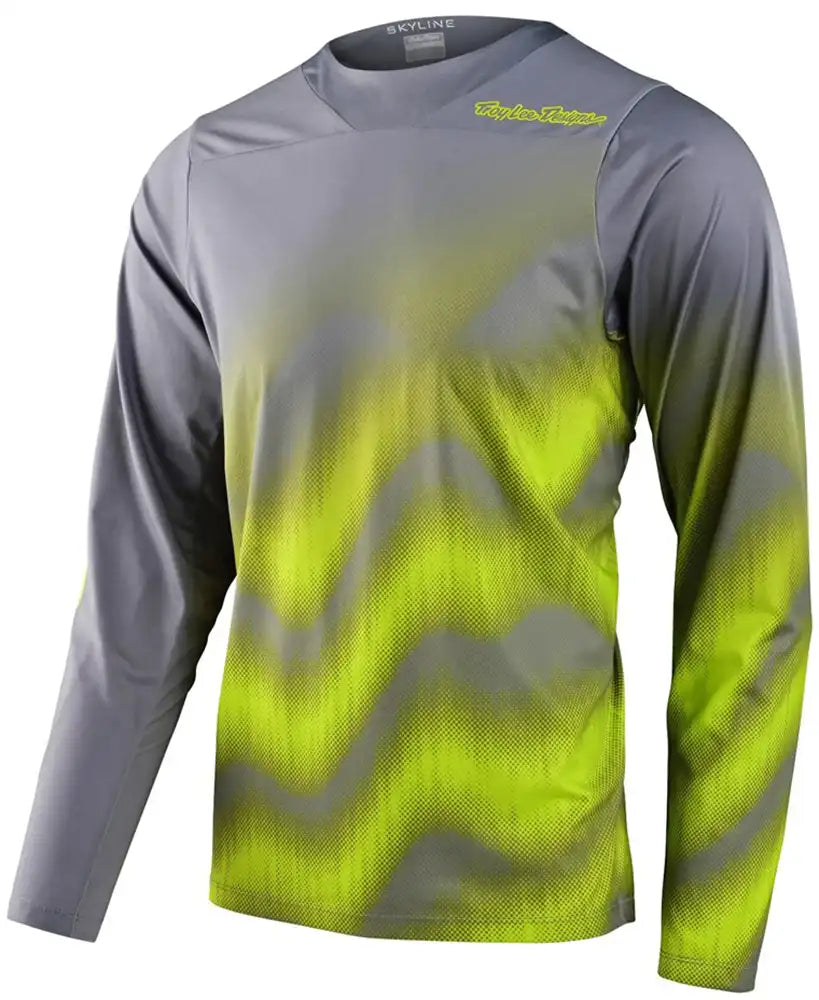 Troy Lee Designs Skyline Chill WAVES LS Mens MTB Jersey - ABC Bikes