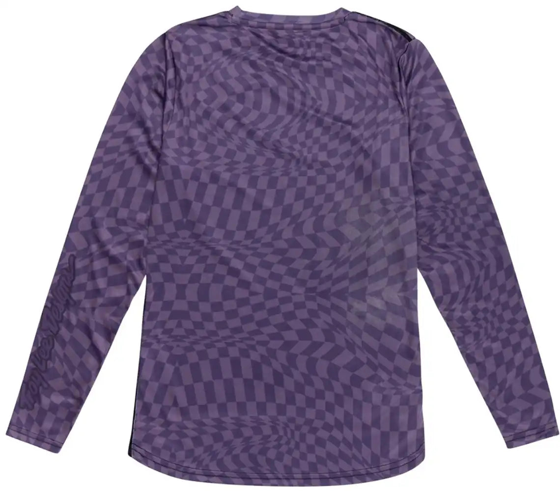 Troy Lee Designs Lilium TWISTED CHECKERS LS Womens MTB Jersey - ABC Bikes