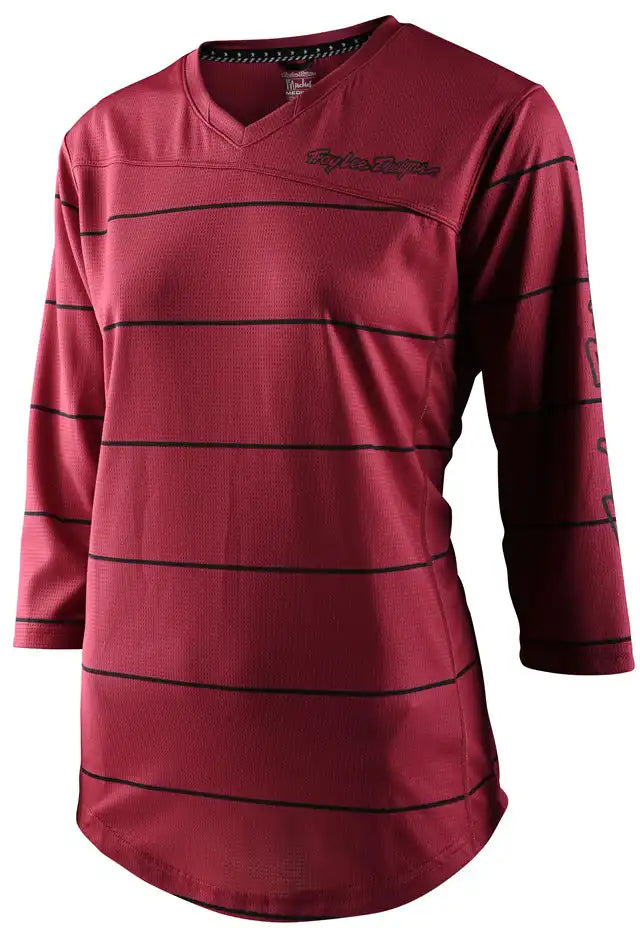 Troy Lee Designs Mischief Pinstripe 3/4 Womens MTB Jersey - ABC Bikes