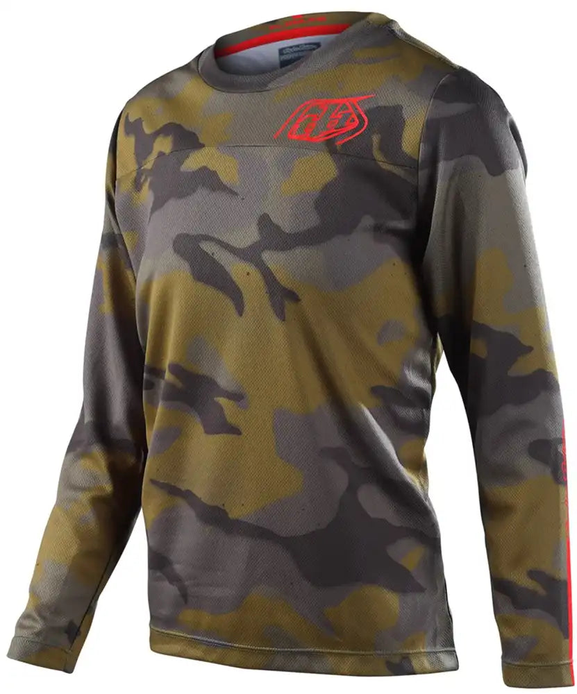 Troy Lee Designs Flowline SPRAY LS Youth MTB Jersey - ABC Bikes