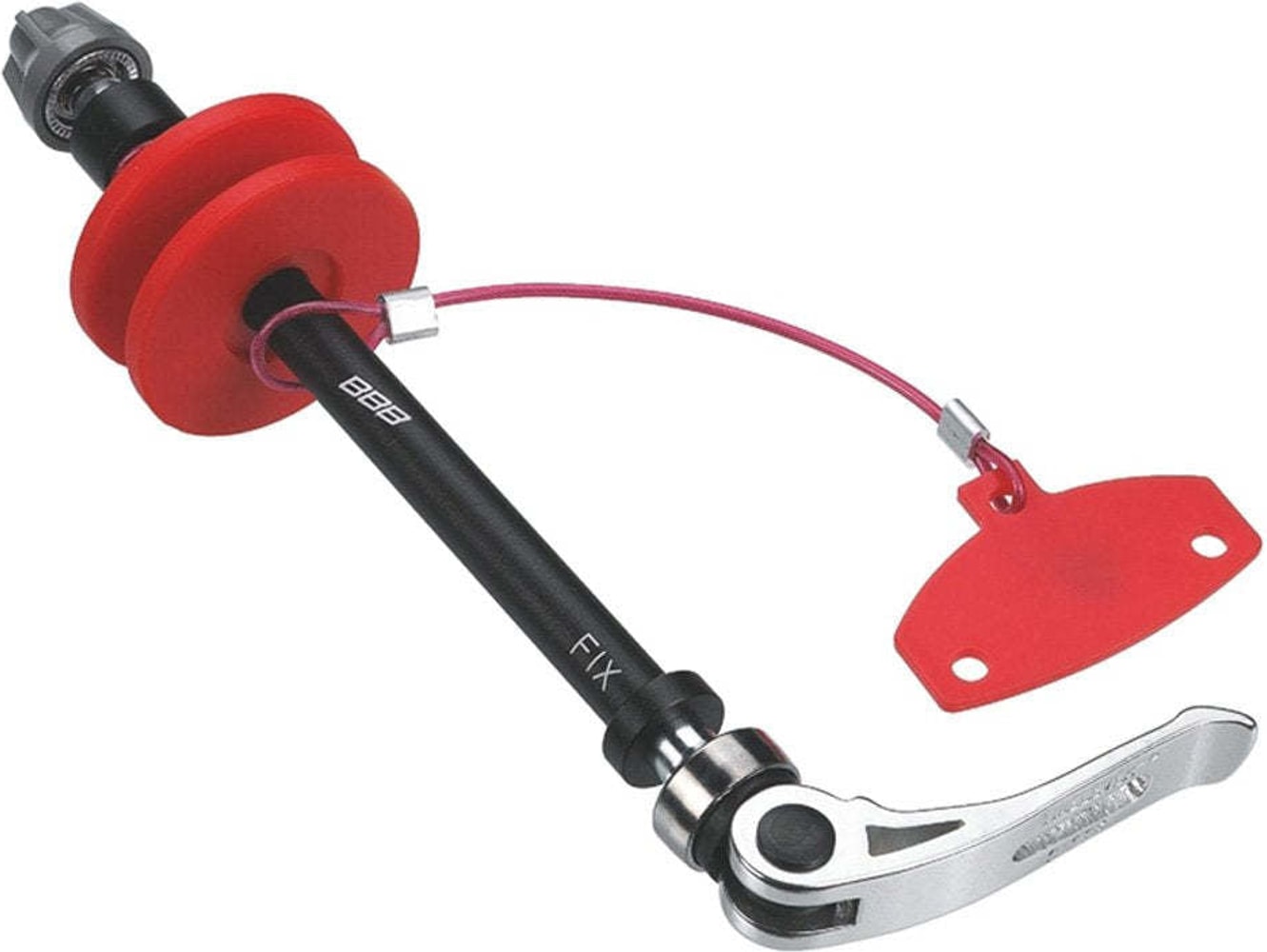 BBB Chaingrip Chain Keeper accessory, showing the durable black chain and clasp used for bike chain security and maintenance.