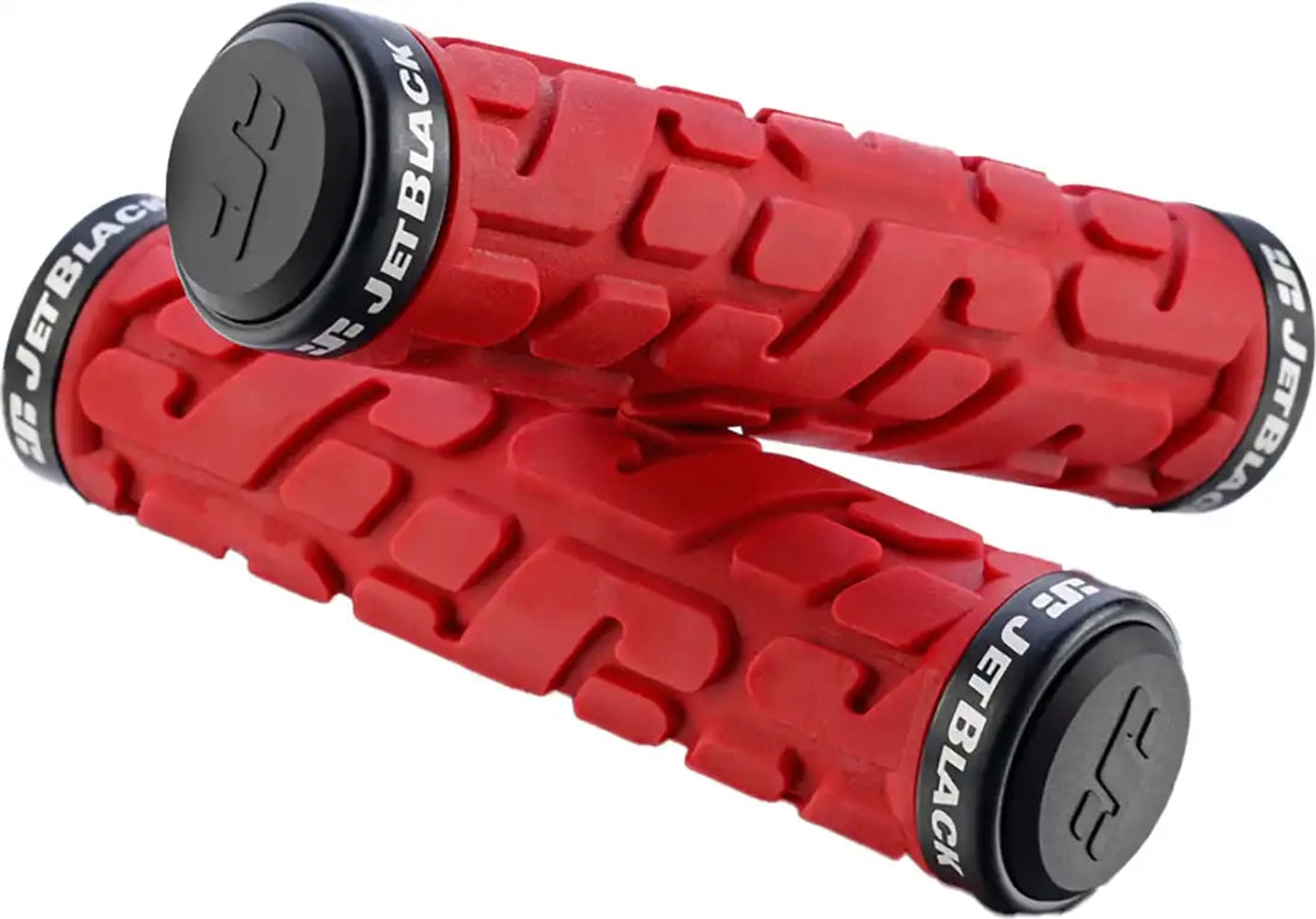 Jetblack Rivet Lock On Grips
