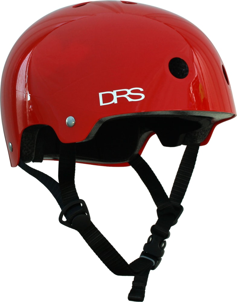 DRS BMX helmet with adjustable straps and ventilation, designed for safety and comfort during BMX riding.