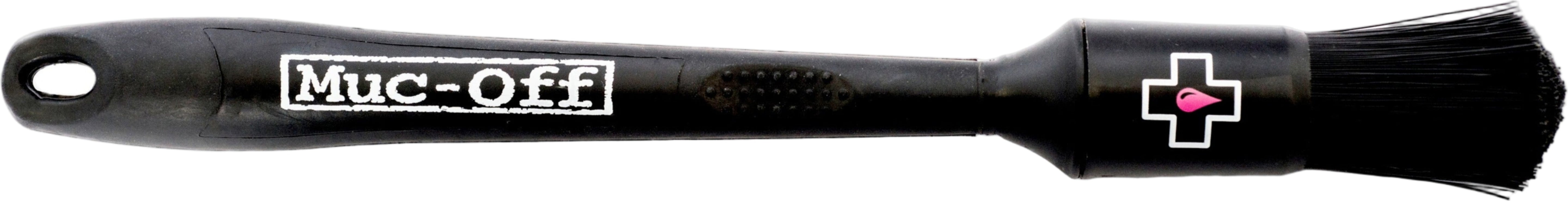 Muc-Off Drivetrain Cleaning Brush for bicycle chains and gears, durable plastic handle with stiff bristles for thorough cleaning.