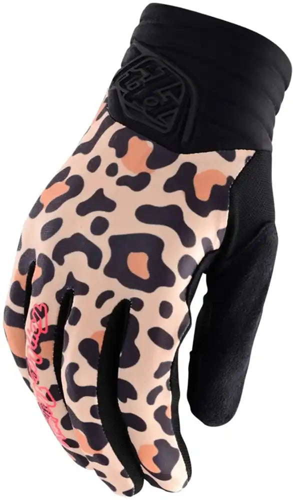 Troy Lee Designs Luxe LEOPARD Womens MTB Gloves - ABC Bikes