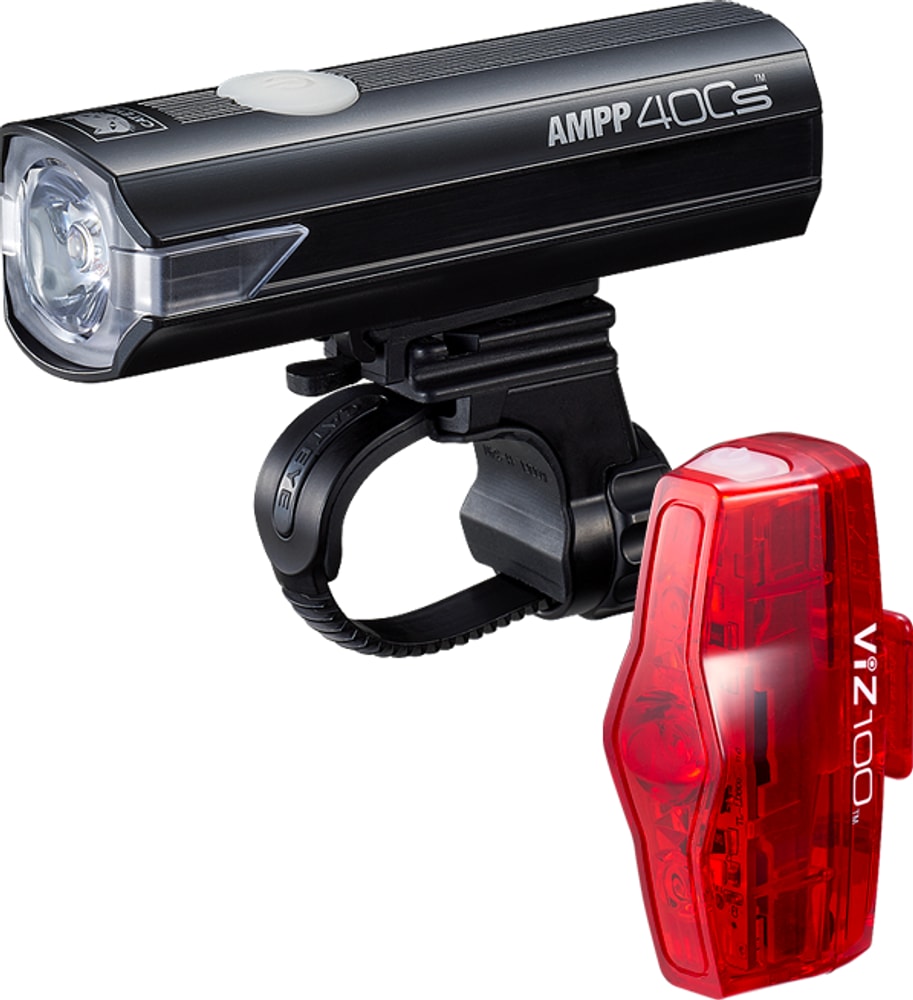 Cateye AMPP 400S / ViZ 100 Lightset
