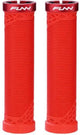 FUNN Hilt Lock-On MTB grips with textured rubber surface and locking mechanism for secure mountain biking handlebar grip.