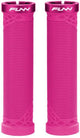 FUNN Hilt Lock-On MTB grips in black with silver locking rings, designed for mountain bike handlebars.