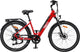 TEBCO 2026 Discovery e-bike, sleek electric bicycle with modern frame and handlebars, shown from the front view.