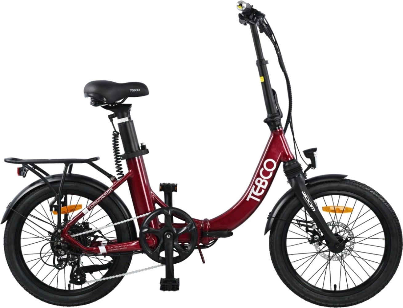 TEBCO Wanderer e-bike, a sleek electric bicycle with a modern design and sturdy frame, suitable for city commuting and outdoor rides.