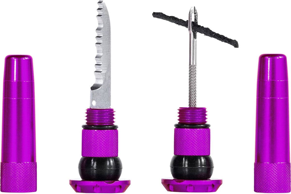 Muc-Off SealTh Tubeless Plugs for bike tires, durable accessories for sealing and repairing tubeless tire punctures.