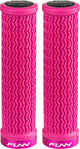 FUNN Holeshot Lock-On MTB grips, durable cycling accessories with textured surface for secure grip during mountain biking rides.