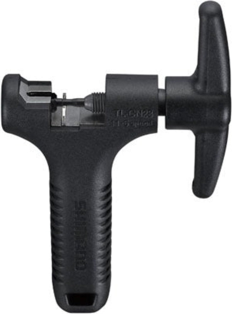 Shimano CN28 chain breaker tool for bike chain maintenance and repair, compact accessory for cycling enthusiasts.