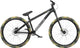 Radio 2022 Minotaur dirt jump bike with black frame and suspension fork, ready for off-road riding.