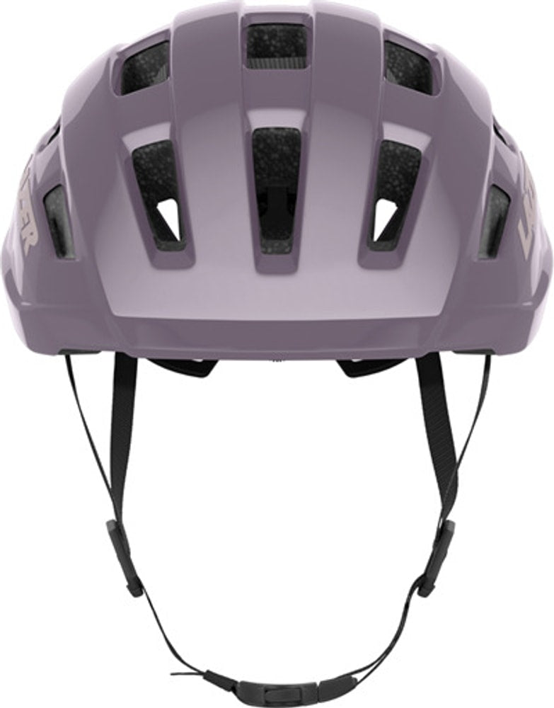 Lazer Tonic Kineticore road helmet with aerodynamic design and adjustable straps, shown from side view.
