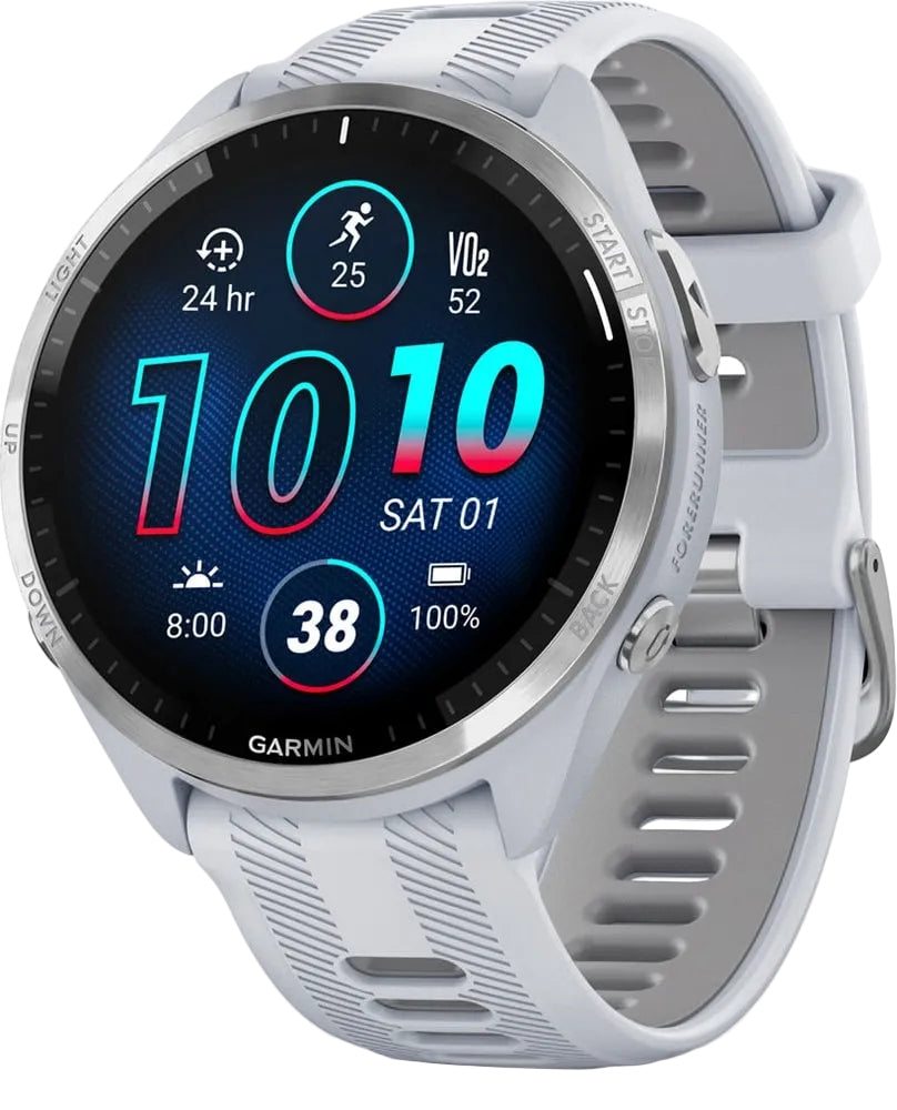 Garmin Forerunner 965 GPS watch accessory with sleek design and digital display, compatible with Garmin fitness devices.