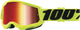 100 Percent Strata 2 youth goggles with clear lenses and adjustable straps, designed for kids' sports and outdoor activities.