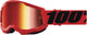 Youth goggles from 100 Percent Strata 2 accessories, featuring a sleek design with adjustable straps and clear lenses.