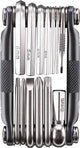 Crankbrothers M13 multi tool with various hex and Torx bits, compact accessories for bike repair and maintenance.