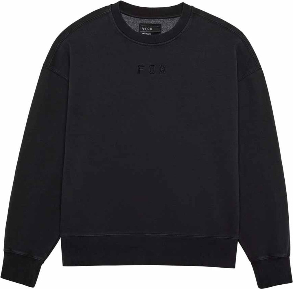Fox Wordmark Oversized Fleece Crew Mens Pullover