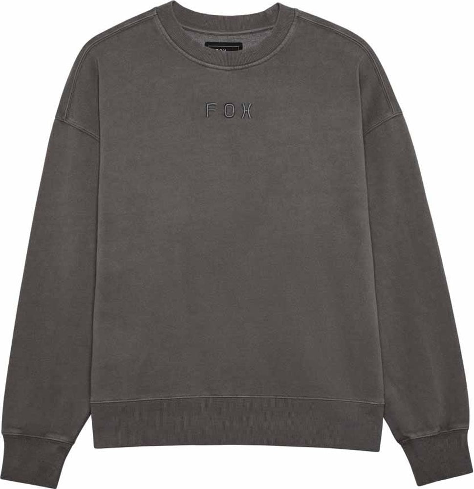 Fox Wordmark Oversized Fleece Crew Mens Pullover