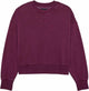 Fox Wordmark Oversized Crew Fleece Womens Pullover