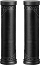 FUNN Hilt ES MTB grips, black rubber handlebar accessories for mountain biking, showing textured surface and ergonomic shape