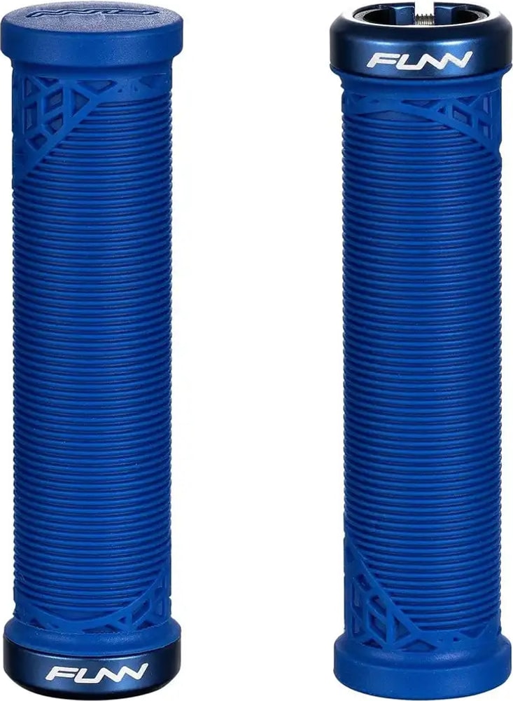 FUNN Hilt Junior lock-on MTB grips in black with ergonomic design, suitable for junior mountain biking accessories.