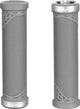 FUNN Hilt Junior Lock-On MTB grips, black rubber handlebar accessories with locking rings for secure mountain biking control.