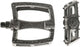 Colony Fantastic BMX pedals shown with textured metal surface, black color, and durable construction for BMX riding parts.