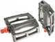 Colony Fantastic BMX pedals, black metal bike parts with textured grip surfaces for BMX riding, close-up view.