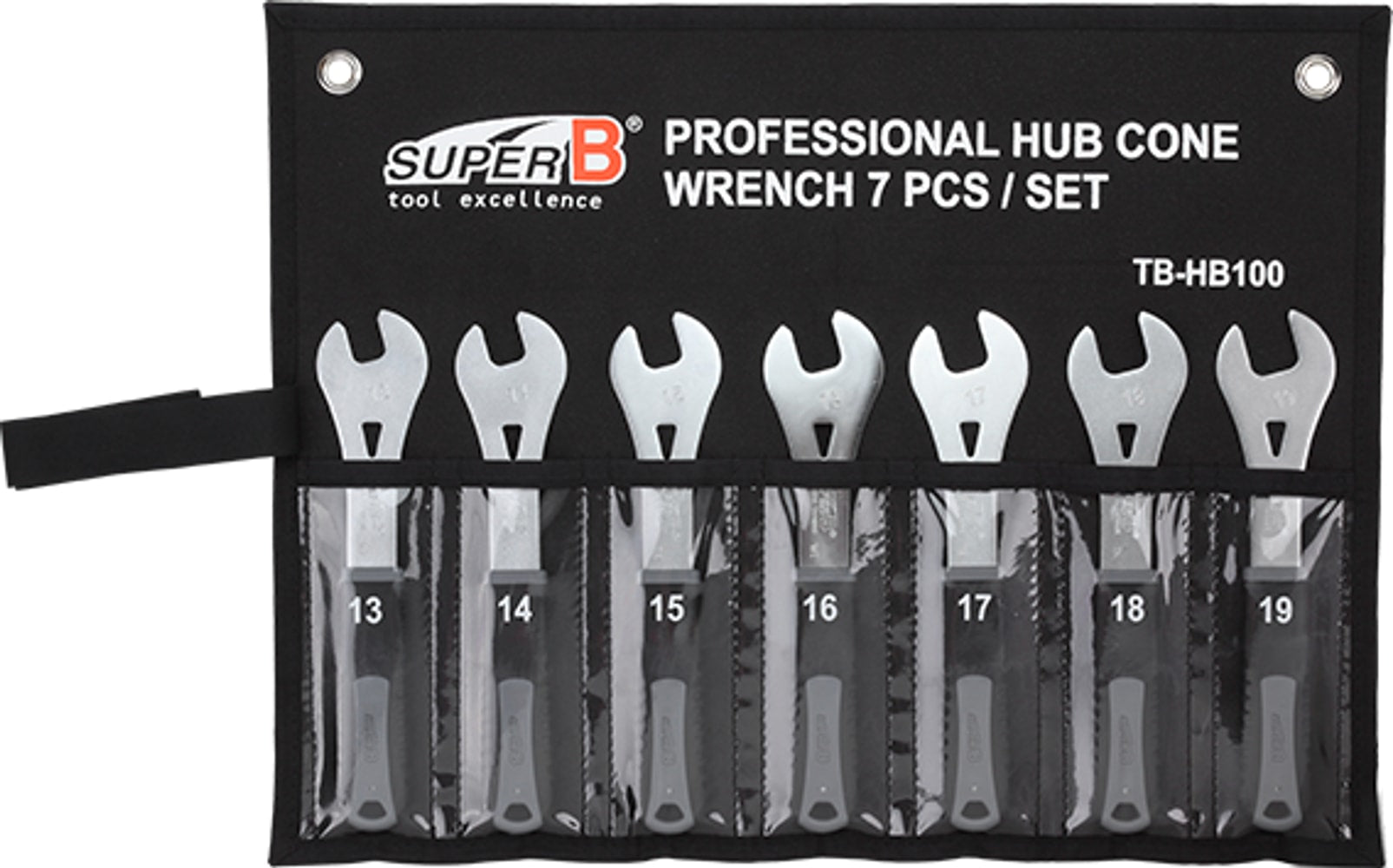 Super B Professional Hub Cone Wrench Set