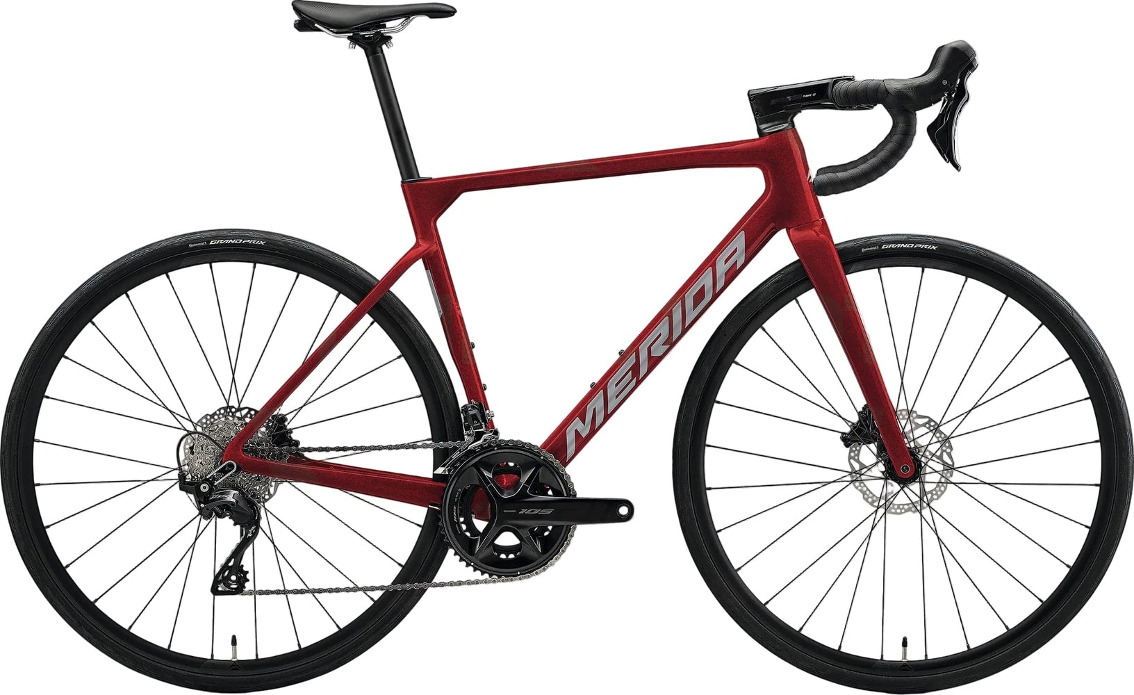Merida Scultura 4000 road bike with lightweight frame and drop handlebars, ready for performance cycling.