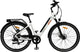 TEBCO 2026 Discovery ALBA electric bike with sleek frame and handlebars, ready for urban or outdoor riding.