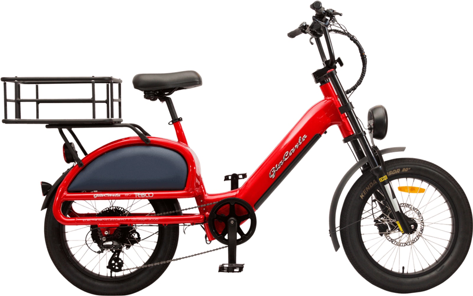 TEBCO GiaCarlo 2024 E-Bike showing sleek black frame, modern design, and electric motor for eco-friendly urban commuting.