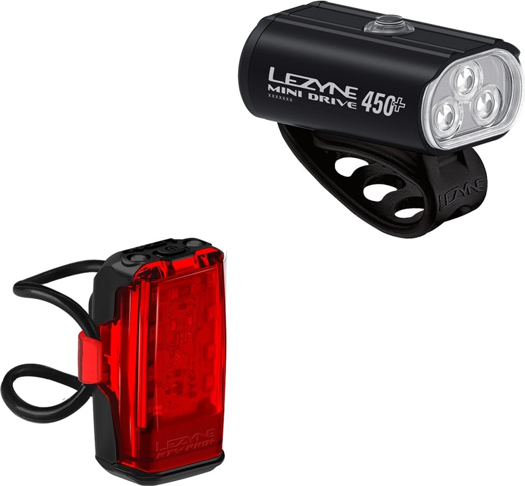 Lezyne Mini Drive 450+ / KTV Drive Pro+ 150 Lightset