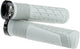 Leatt ReaFlex 6.0 Lock-On MTB grips with textured rubber surface and metal lock rings for secure mountain biking handlebar control