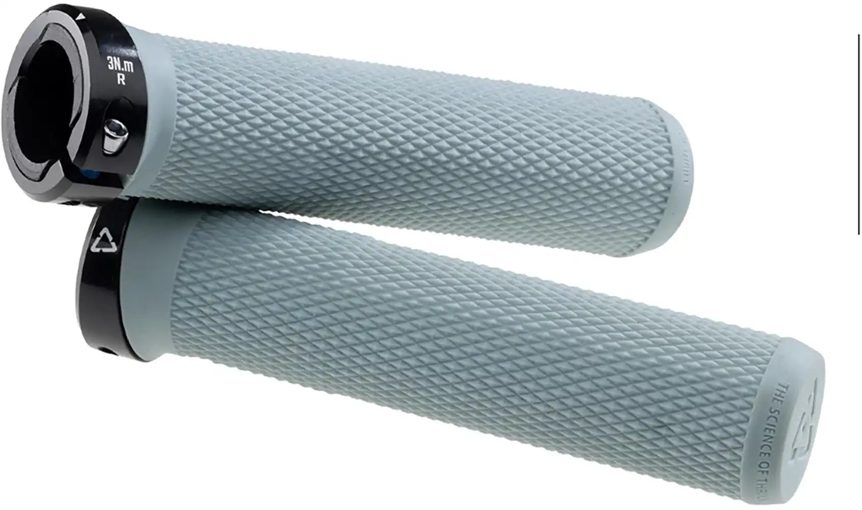 Leatt ReaFlex 6.0 Diamond Lock-On MTB grips with textured rubber for secure grip and comfort on mountain biking rides.
