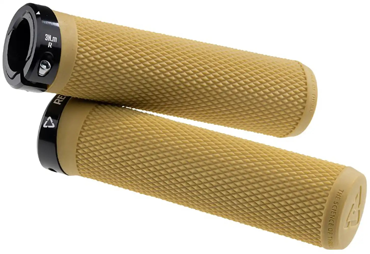 Leatt ReaFlex 6.0 Diamond Lock-On MTB grips with textured surface and ergonomic design for mountain biking comfort.