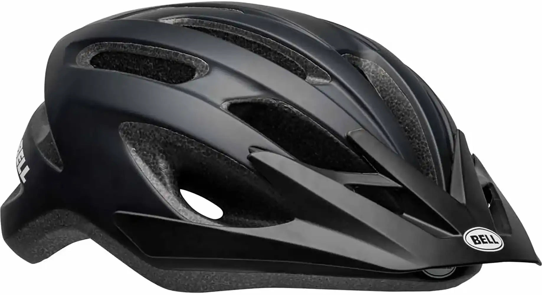 bell crest helmet MATTE BLACK DARK and ensures a secure fit with a turn of the dial Bell Crest Jr