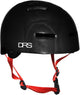 DRS BMX helmet with aerodynamic design, black color, and adjustable straps for safety and comfort during riding.